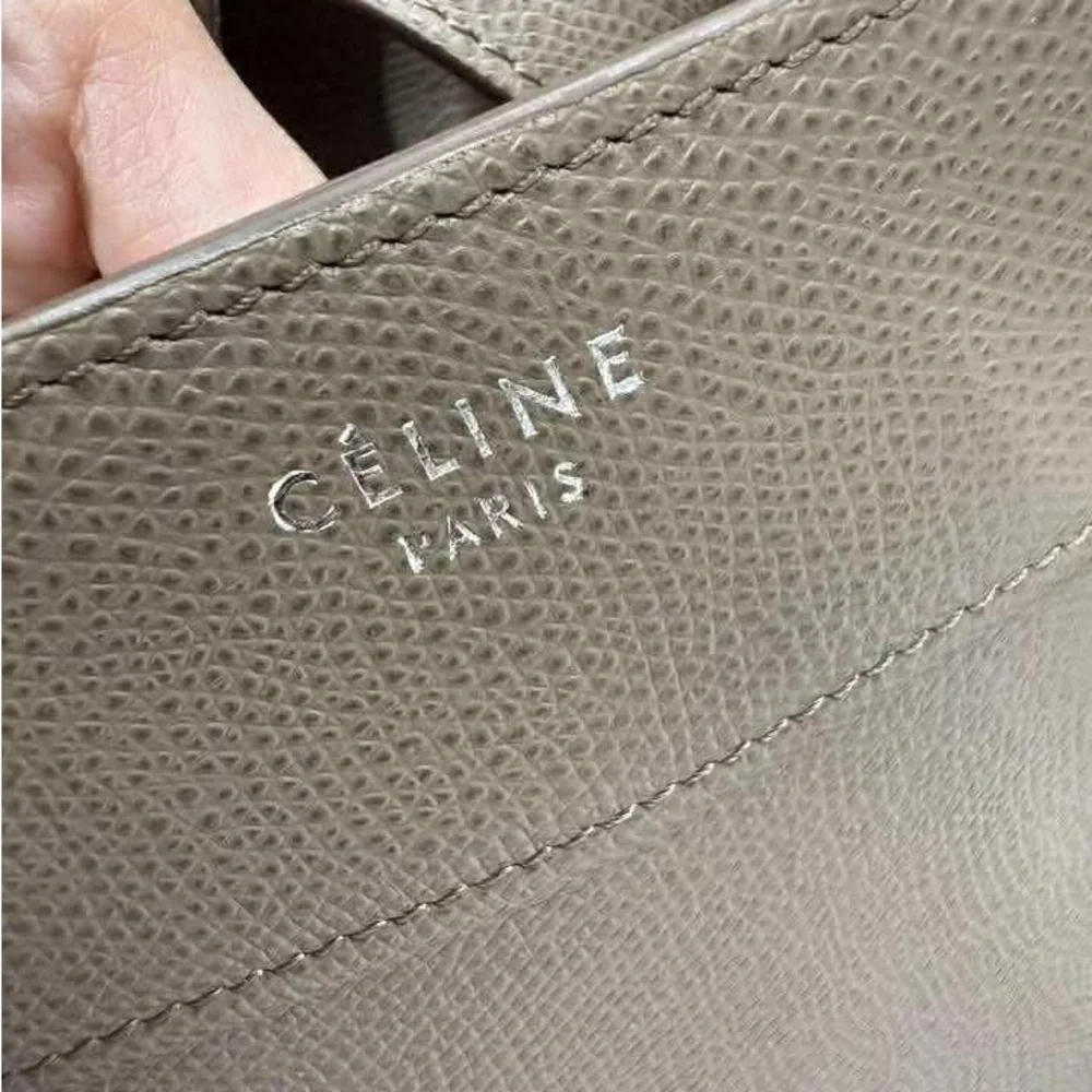 Celine Gray Leather Tote - Picture 5 of 16